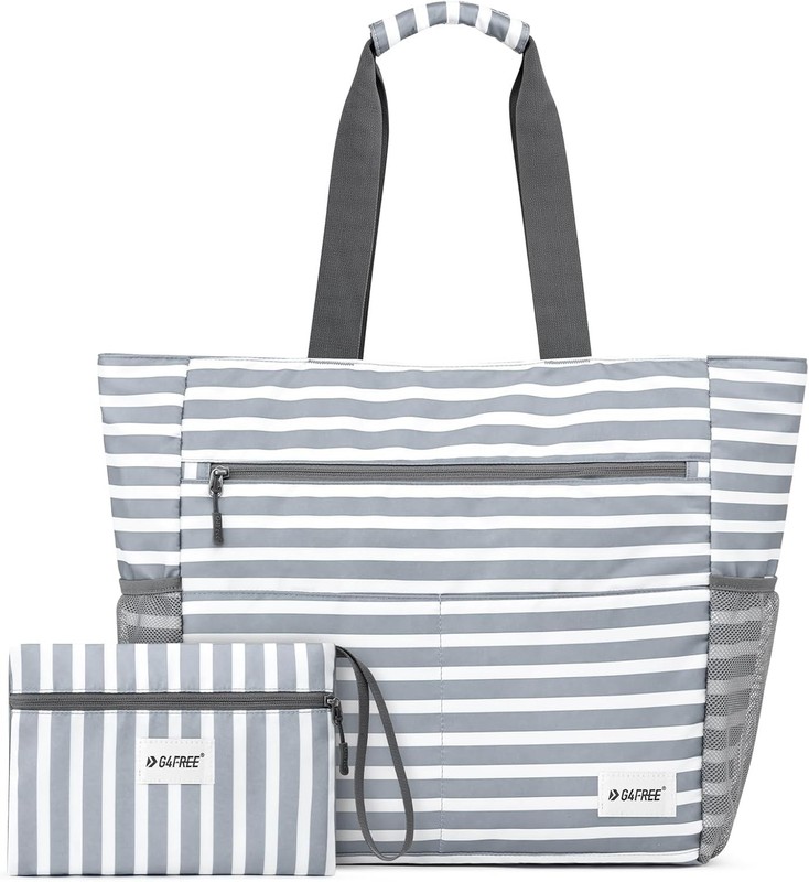 Beach Bag, Waterproof Sandproof Beach Tote Bag, Capacity gallery