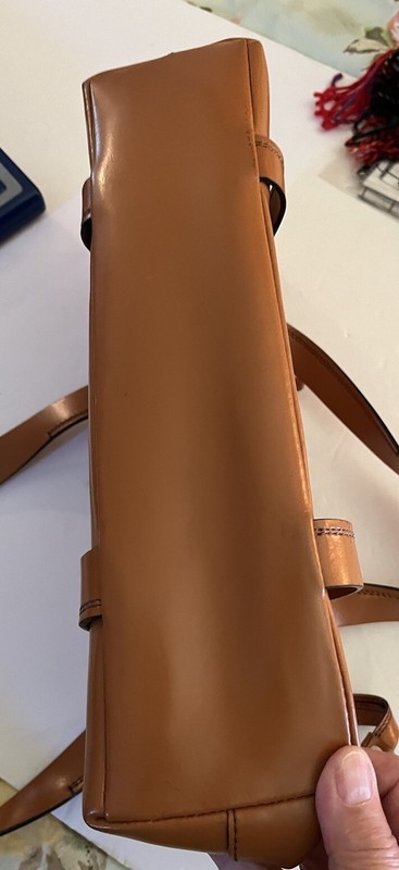 Nannini Italian Leather Handbag Tobacco (Brown) gallery