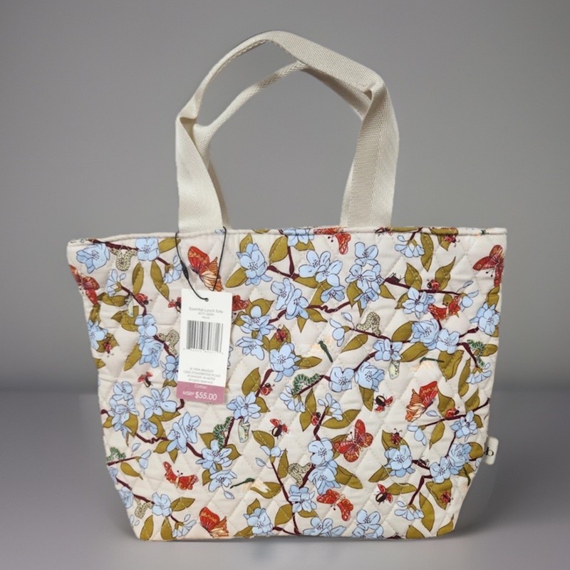 Vera Bradley Essential Lunch Tote Bag Abuzz NWT Cooler Ladybug Floral 🦋