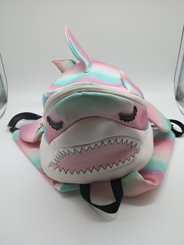 Love Betsey By Betsey Johnson Pastel Ombre Shark Backpack gallery