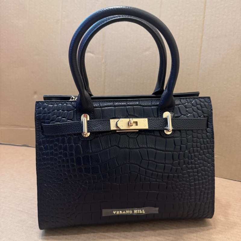 Verano Hill Marseille Handbag Purse Navy Blue New