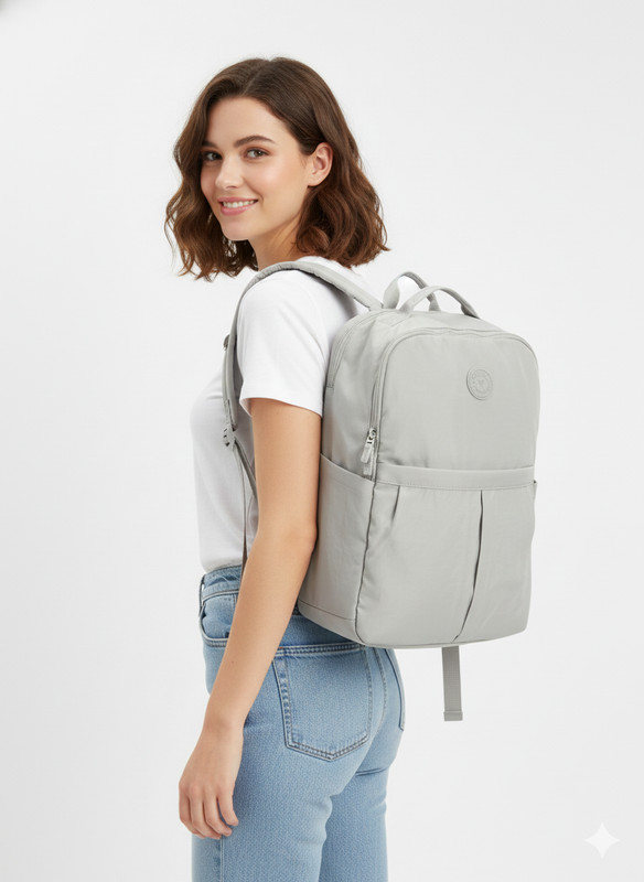 Lightweight Water-Resistant Nylon Backpack Travel School Work Daypack for Women gallery