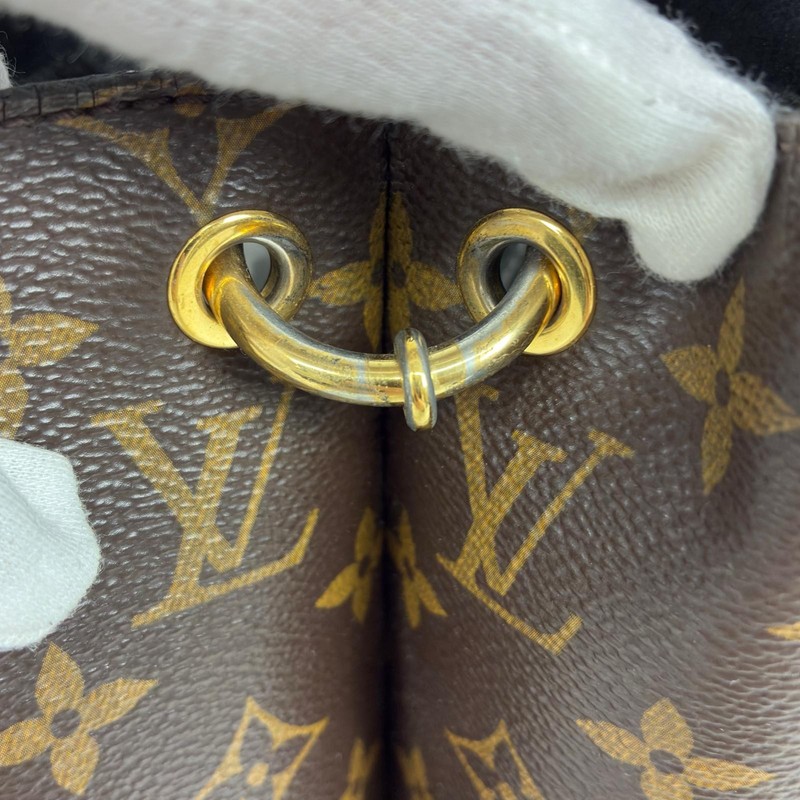 LOUIS VUITTON Flower tote Handbag M43550 Monogram canvas Brown gallery