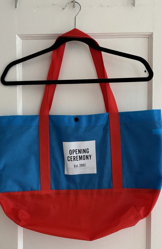 Opening Ceremony Est. 2002, Reusable 20" Inch, Button Closure, Tote Bag gallery
