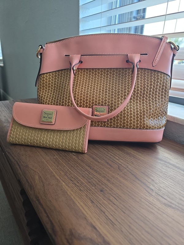 Dooney & Bourke Handbag and matching Wallet.