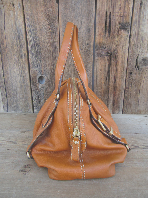 MICHAEL by MICHAEL KORS Top Handle Studded Satchel | Sienna Brown gallery