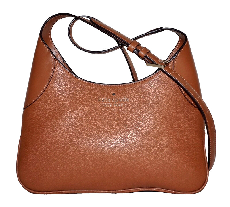 KATE SPADE NEW YORK Small Cider Tan ASTER #K4677 Leather Crossbody 6.5X10