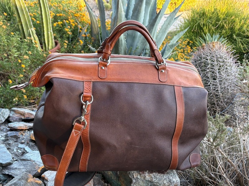 Mullholland Brothers Leather Long Horn Satchel Bag, Ex,. Condition gallery