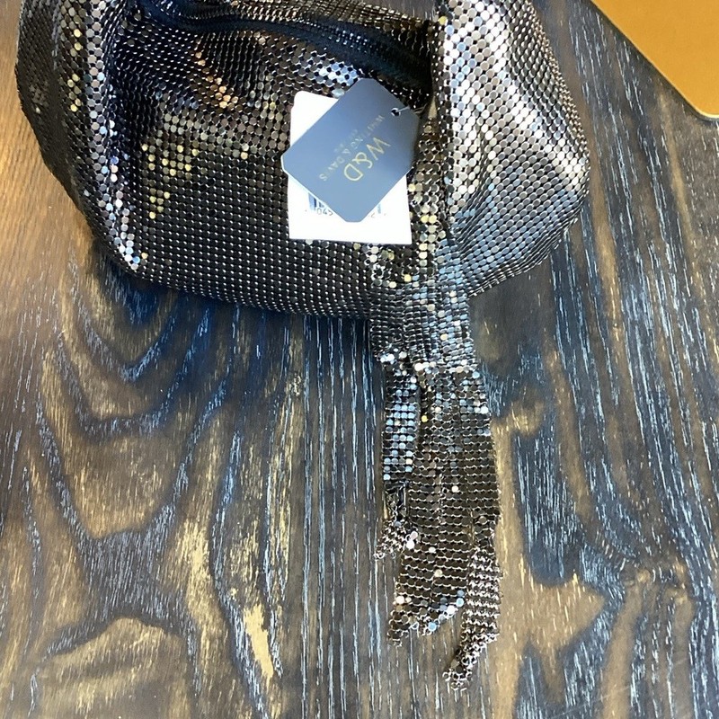 Whiting & Davis Marisol Twisted Hobo Handbag in Gunmetal gallery