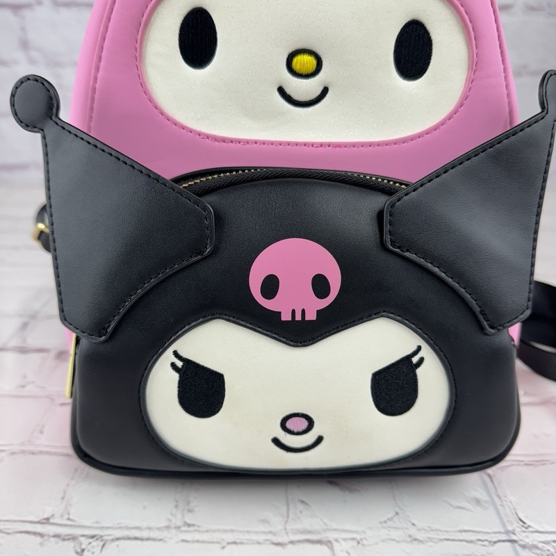 Loungefly Sanrio Hello Kitty My Melody and Kuromi Double Pocket Mini Backpack gallery