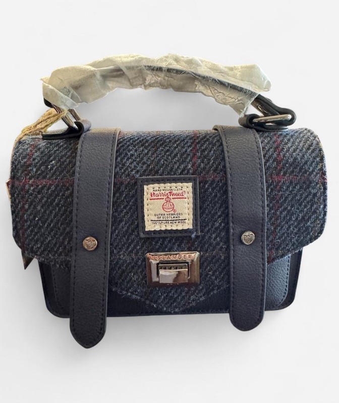 Islander Harris Tweed Plaid Handbag