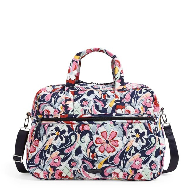 Vera Bradley Factory Style Medium Traveler Bag in Signature Cotton MSRP $139
