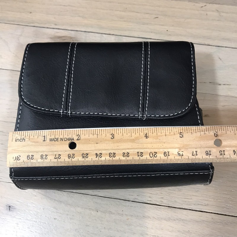 Small Targus Handbag Purse Removeable Adjustable Strap Womens Black 6x5" gallery
