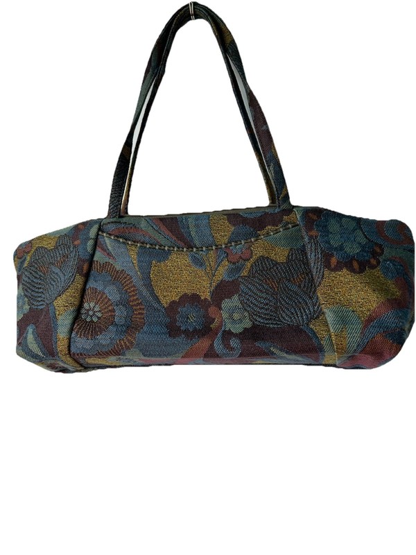 Maruca Baguette Boho Shoulder Bag Fabric Handmade Boulder Colorado USA