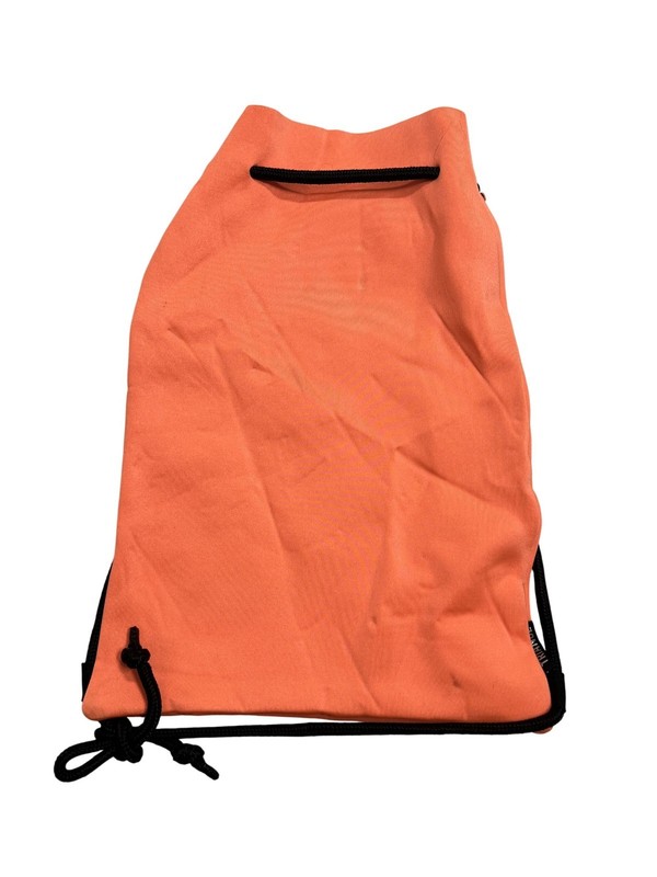 Triangl Swimwear Neoprene Drawstring Bag in Orange
