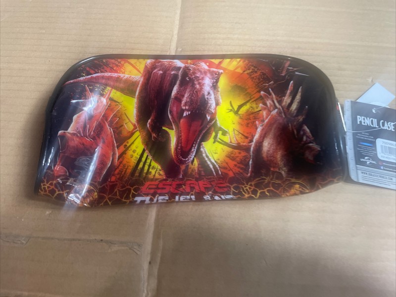 Jurassic Park Logo Pencil Case New With Tags