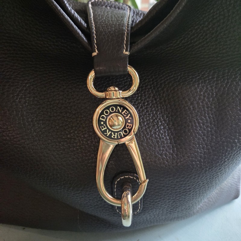 Dooney & Bourke Logo Lock Sac Pebble Leather Shoulder Bag gallery