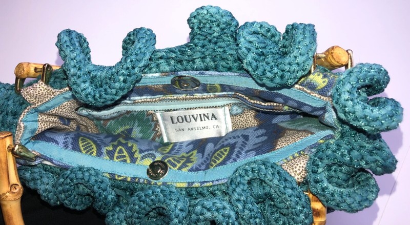 PURSE : HAND KNITTED - LINED - UNUSED - Bought at a charity auction - Fast Ship gallery
