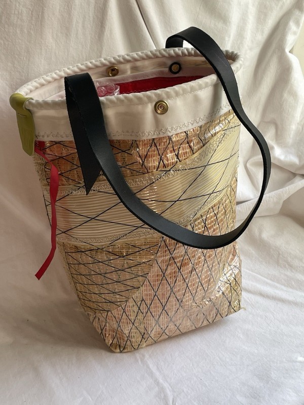 Eco-friendly sail cloth Landfall Leatherworks Purse Crossbody