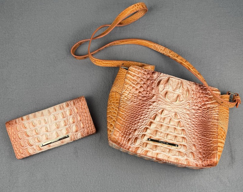 Brahmin~Carrie Melbourne Crossbody & Ady Wallet~Pre-Owned Excellent Condition !!