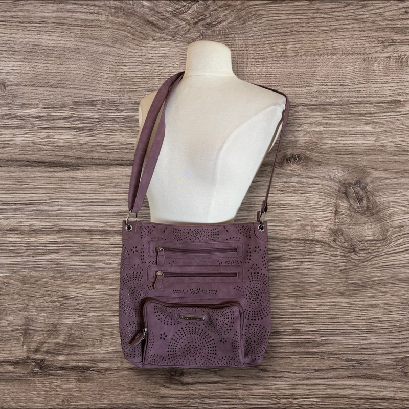 Stone Mountain USA Purple Crossbody Bag New
