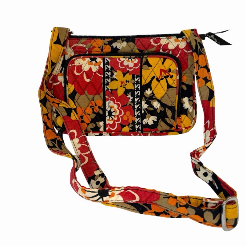 Vera Bradley Bittersweet Little Hipster Crossbody Purse Retired Pattern Boho