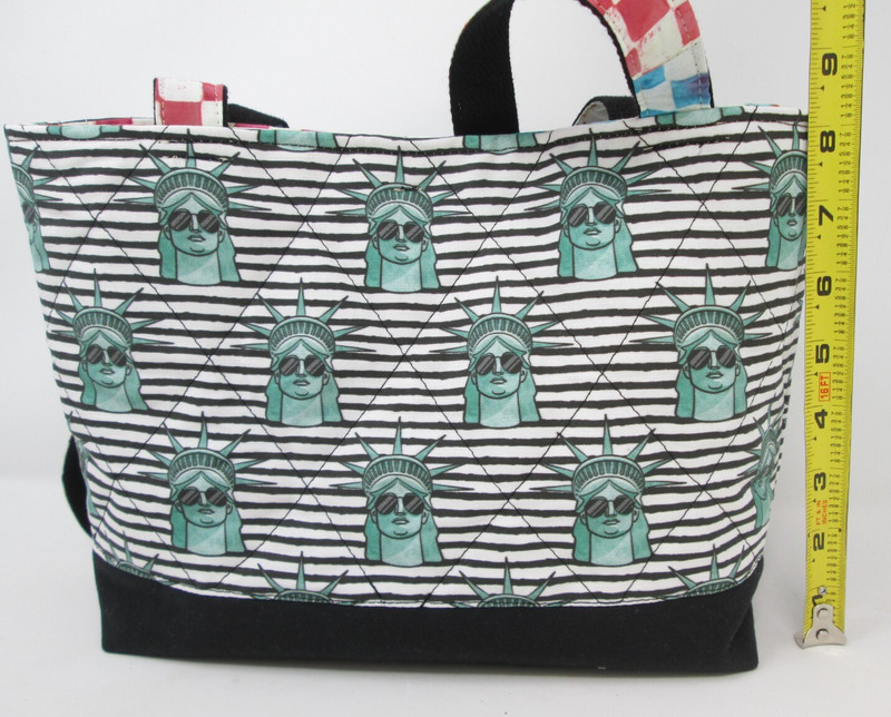Statue of Liberty Purse Tote Bag Handmade USA 2026 Patriotic American OOAK gallery