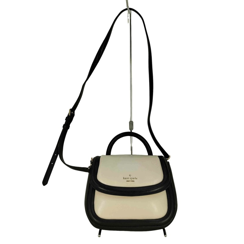 Used Kate Spade NEW YORK 22aw Puffy Color Block Top Handle Crossbody Ladies ONE