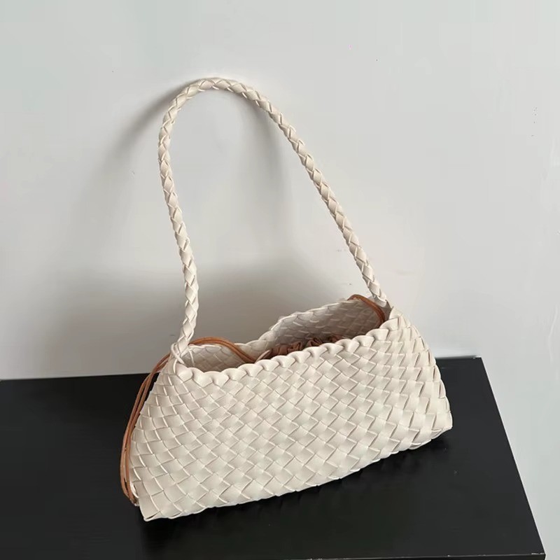 Hand Woven PU Women Bag Bucket Crossbody Holiday Casual Summer Bucket Bag gallery