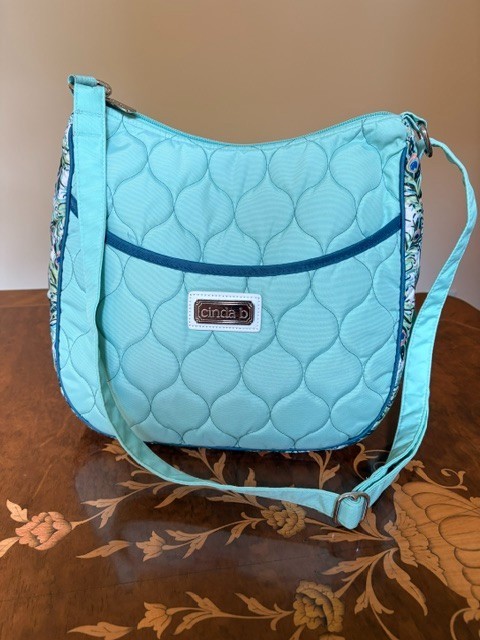 cinda b Classic Crossbody Purse NEW Mint Green