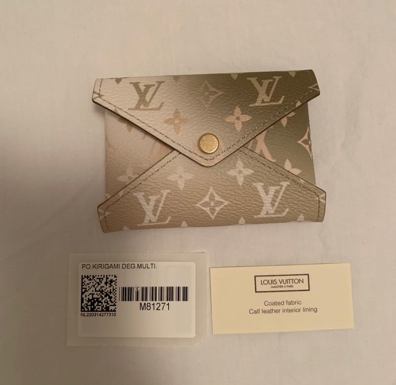 Louis Vuitton Kirigami Pochette Sunset Khaki Spring In The City Pouch 💛