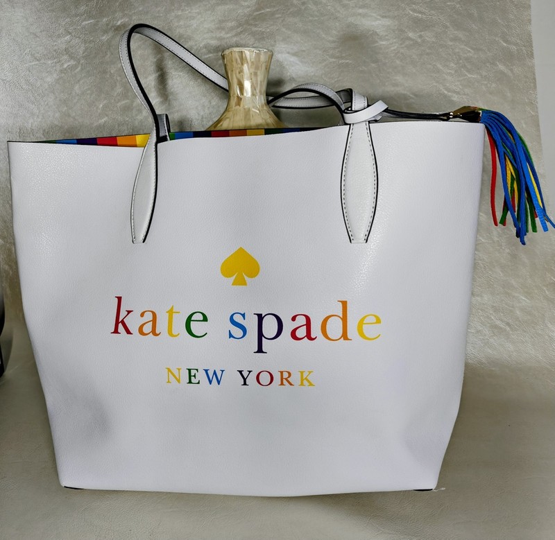 Celebrate Pride Month! W/Kate Spade Rainbow Tote, Exc Cond! Authentic Cert!