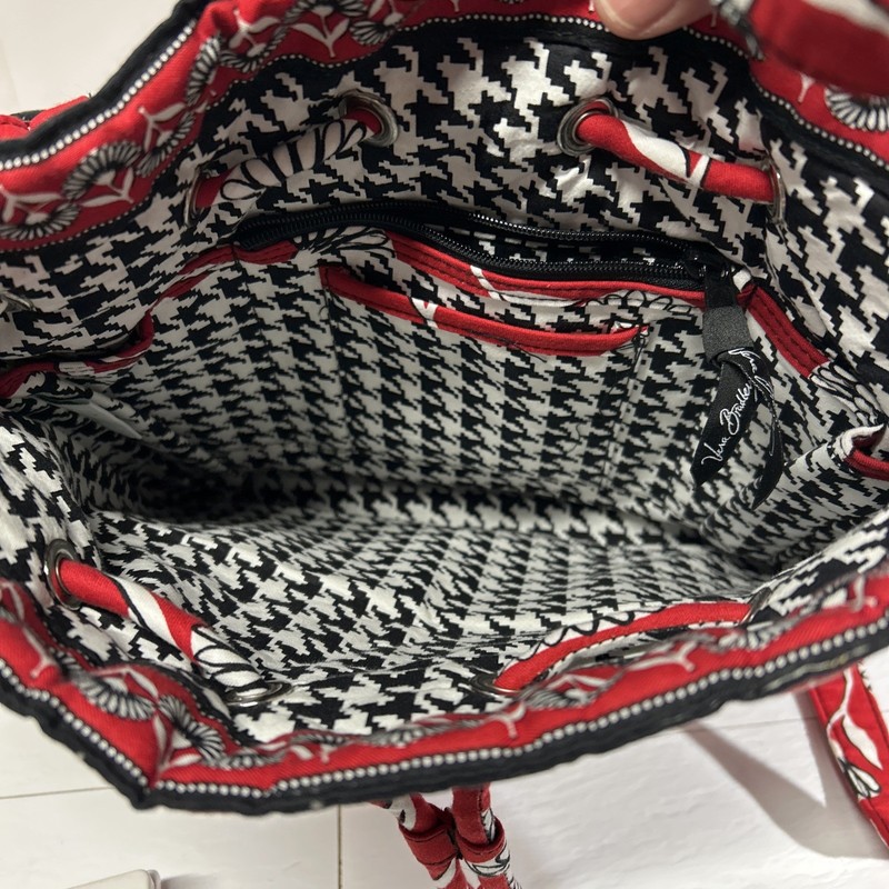 Vera Bradley Deco Daisy Hobo Drawstring Bag Cinch Top- Adjustable Shoulder Strap gallery