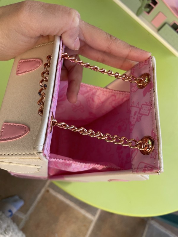 Tokidoki Moofia Kawaii Strawberry Milk Carton Pink Crossbody / Shoulder Bag gallery