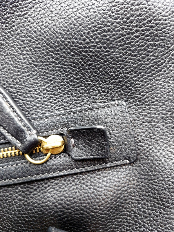 Coach Black Polished Pebble Leather Tote bag "Taylor" gallery
