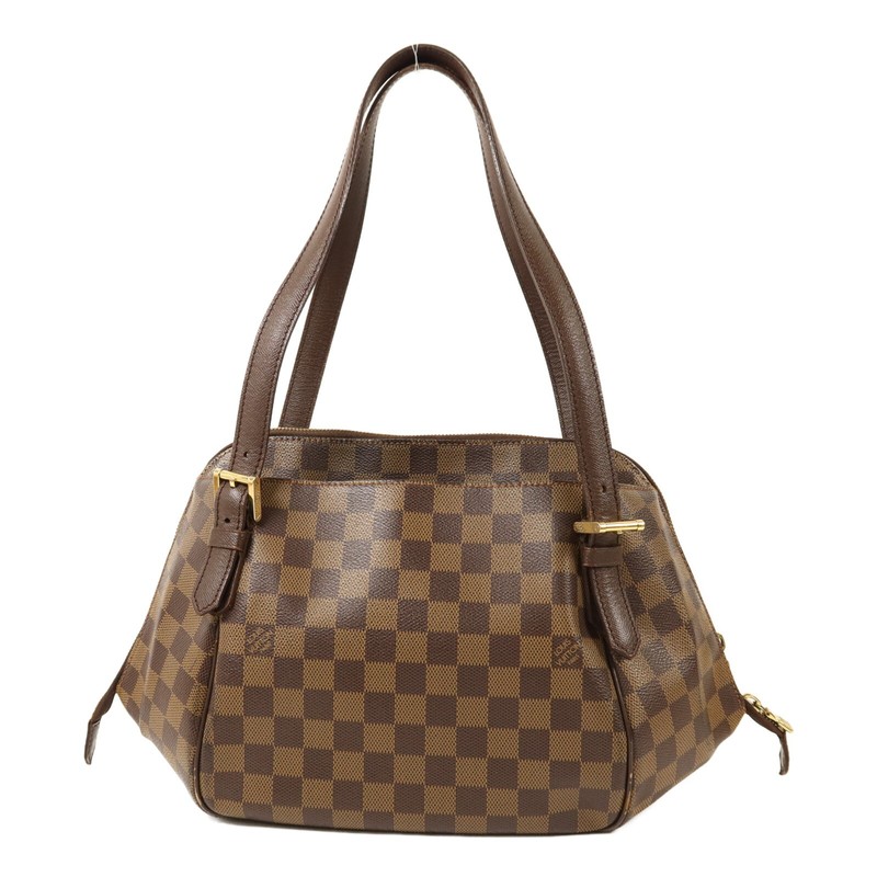 LOUIS VUITTON LV GHW Belem MM Shoulder Bag N51174 Damier Brown
