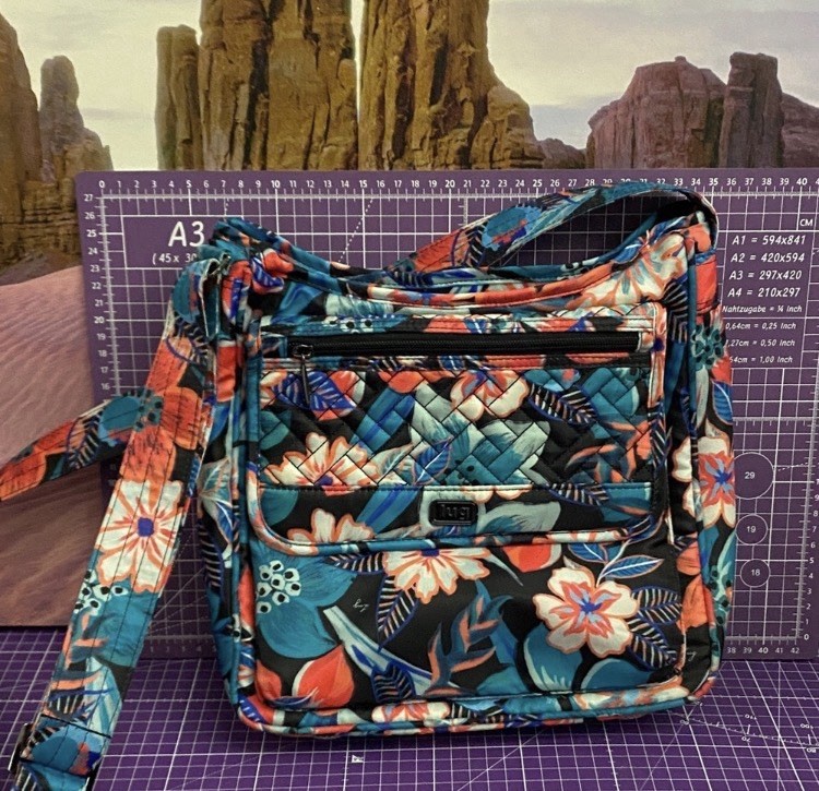 Lug Hopscotch FloralCrossbody Bag.