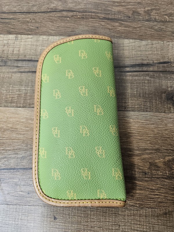 Vintage Leather Dooney & Bourke Logo Eyeglass Sunglass Soft Case gallery