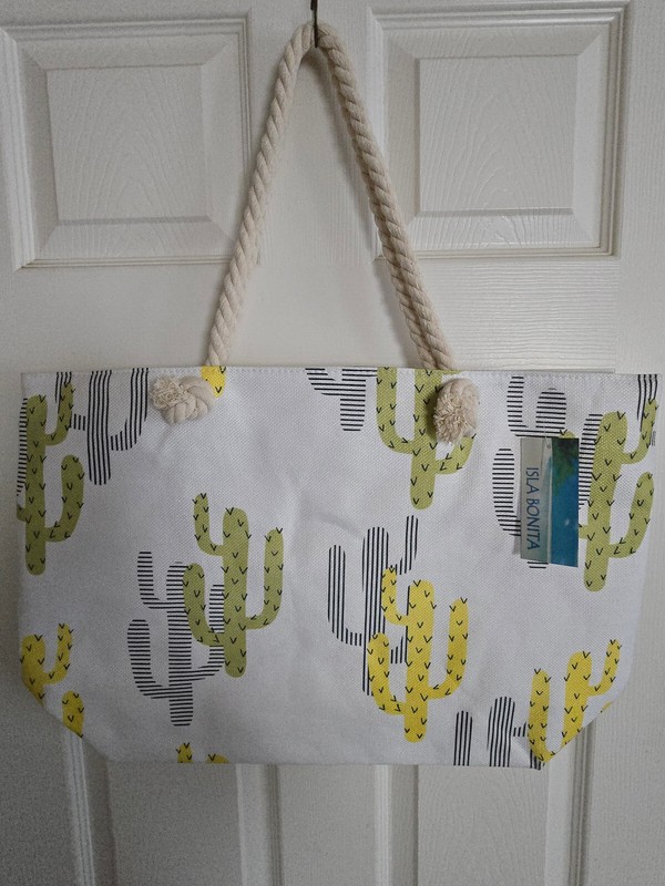 Isla Bonita Womens Tote Cactus 2 sided Bag B779