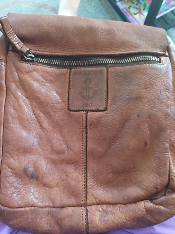 HARBOUR 2ND MARLIES FLAP WITH BUCKLE SOFT LEATHER BAG BROWN BAG PURSE