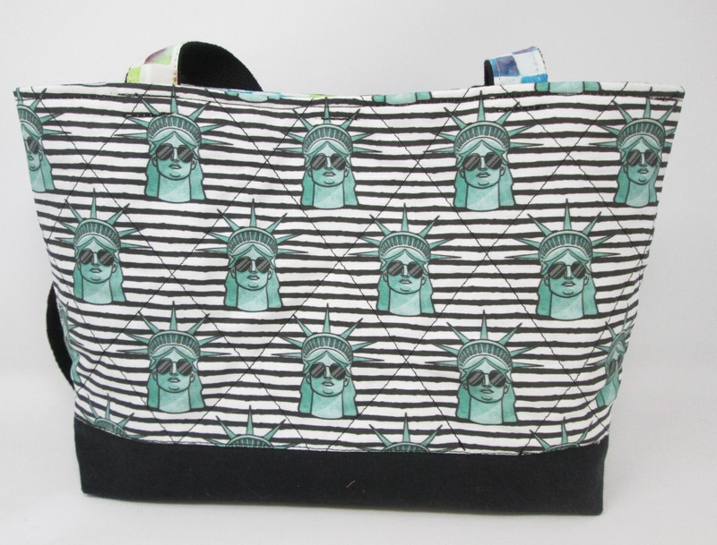 Statue of Liberty Purse Tote Bag Handmade USA 2026 Patriotic American OOAK gallery