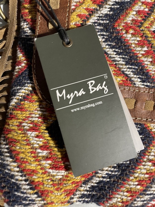 Myra Bag Olivia Cubes #5637 Crossbody Shoulder Western Aztec 10”x 8.5” NWT gallery