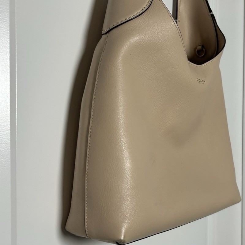 Coach Blush Pink Smooth Grain Leather Gold Hardware Brooklyn Shoulder Bag 28 gallery