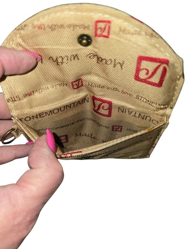 Stone Mountain Leather Made With Love Wristlet & Removable Change Purse Teal gallery