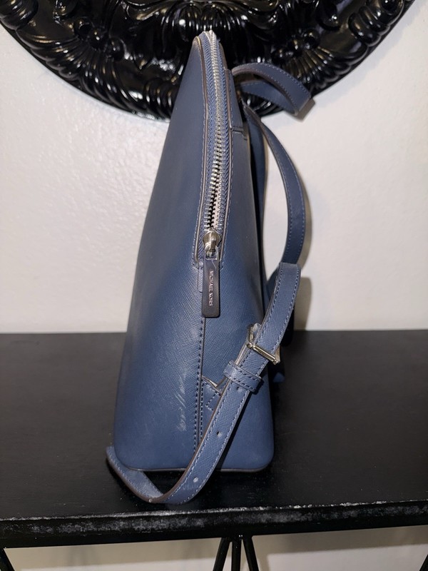Michael Kors Blue Zip Backpack w/ Adjustable Straps, Pockets gallery