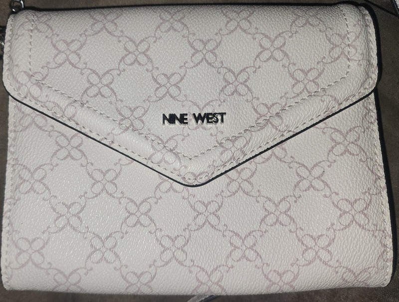 Nine West Light Beige Handbag/Shoulder Bag/Purse/Crossbody Bag Approx 8×5