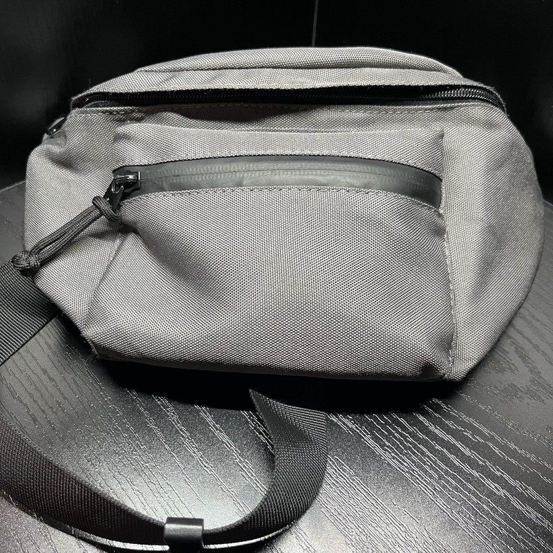 Gray Crossbody Belt Bag Fanny Pack Waist Pack Adjustable Strap Unisex gallery
