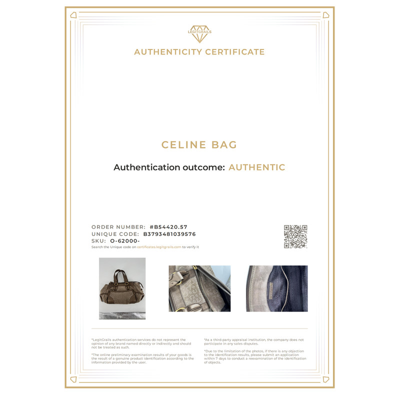 Celine Vintage Monogram Triomphe Top Handle Bag gallery