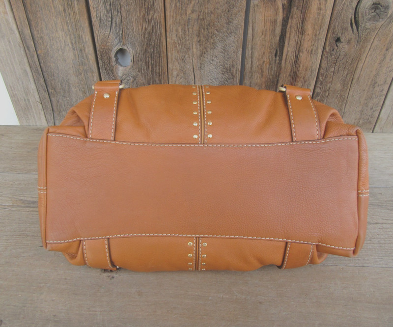 MICHAEL by MICHAEL KORS Top Handle Studded Satchel | Sienna Brown gallery
