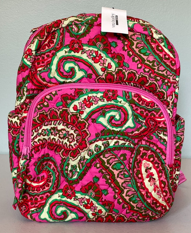Vera Bradley Essential Small Backpack CAPRI PINK MSRP $115 ~ NWT